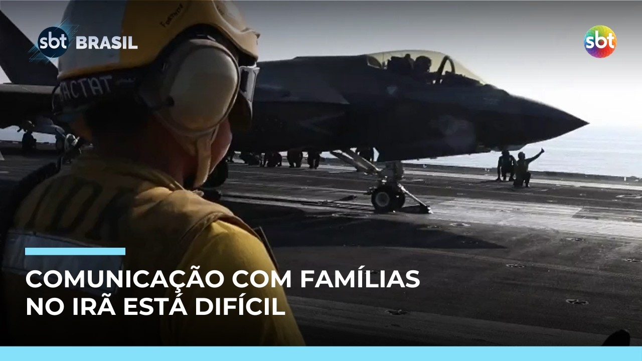 Voos são interrompidos e iranianos no Brasil acompanham conflito com apreensão | #SBTBrasil