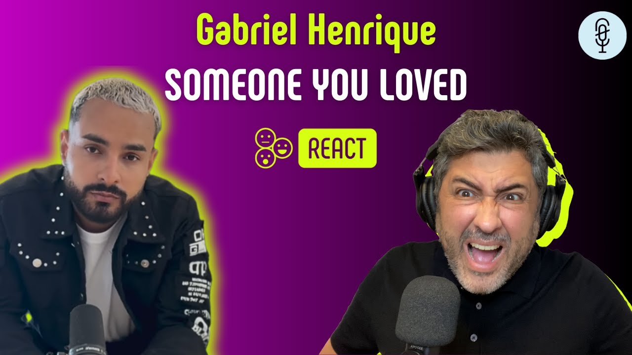 GABRIEL HENRIQUE | SOMEONE YOU LOVED | Vocal Coach REACTION & ANÁLISE