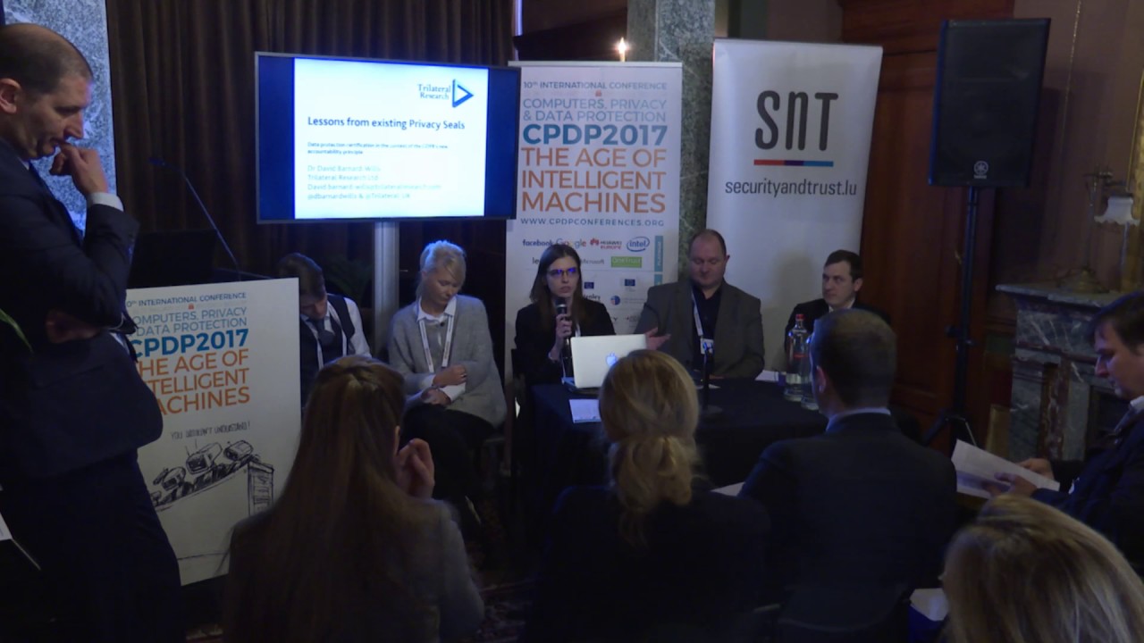 CPDP 2017: DATA PROTECTION CERTIFICATION IN THE CONTEXT OF THE GDPR'S NEW ACCOUNTABILITY PRINCIPLE.