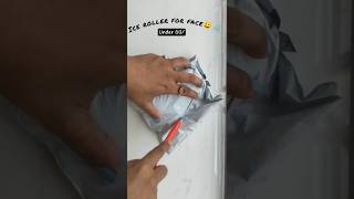 Trying ice roller on face.Does it work?🫶🧏#ytshorts #icerollerforface #skincare #shorts #ashortsaday