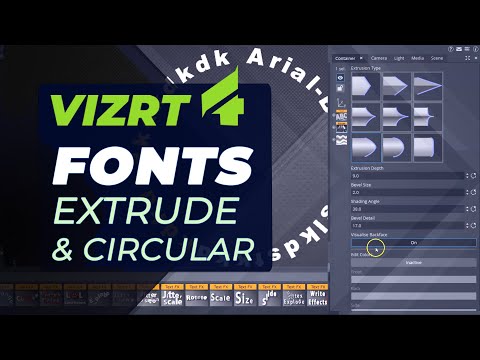 How to Create 3D & Circular Text in Vizrt