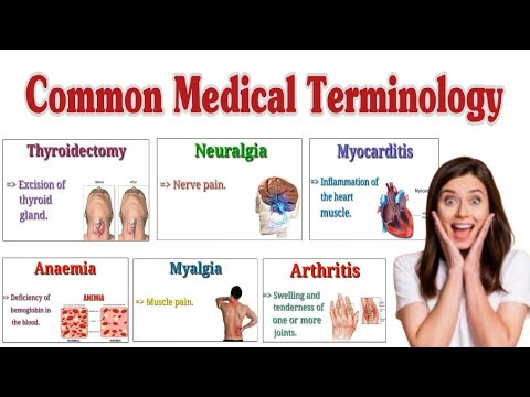 Common Medical Terms / Medical Terminology / Part-1