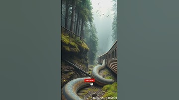 Nature Travel I Python Gets on the Train with beautiful waterfalls #trending  #python