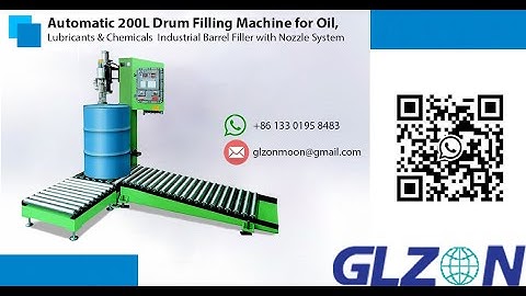Automatic 200L Drum Filling Machine for Oil, Lubricants & Chemicals Barrel Filler with Nozzle System
