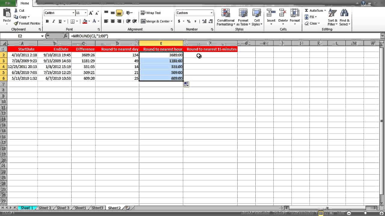 Time Clock Rounding Chart