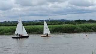 Sail boats on the River Mersey
