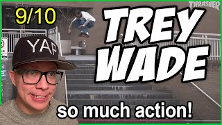Trey Wade's "YERT" ACE Trucks REVIEW NONSTOP ACTION #skateboarding