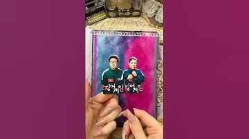 DIY ASMR journal Squid Game 3 players 007 & 149 mom and son♥️🦑🎲🕹️🎰|#asmr #scrapbooking #journal