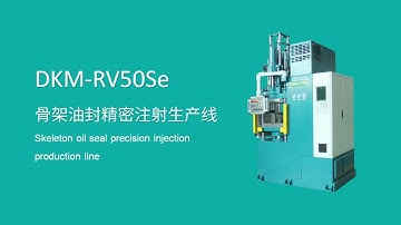 Robot Loading Skeleton Oil Seals for Rubber Injection Molding Machine