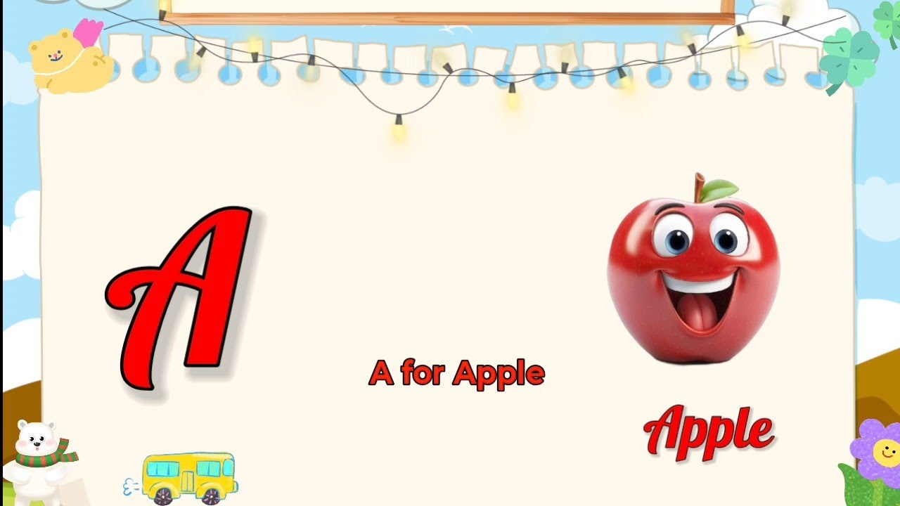 ABC phonics song | A for apple| B for ball | abc song | alphabet song | kids