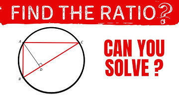 Tough SAT Circle Question Solved with Similar Triangles! #satprep #satquestions