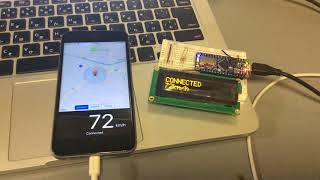CoreBluetooth connection with Bluefruit LE Micro