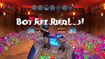 Astro Bot - Hieroglitch Pyramid (All Collectibles - Bots, Puzzles, Portal)