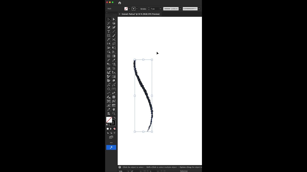 Узнайте, как удлинять контуры в Adobe Illustrator. Инструмент «Удлинение контура» от Astute Graph...