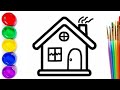 Bolalar uchun uy rasm chizish /How to draw a house /learn to draw /Drawing for Kids