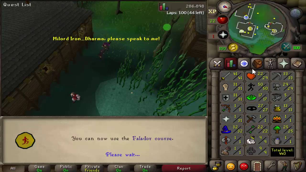OsIm Prog Vid 1 Quests Rune Scim Magic Agility Tree Spirits