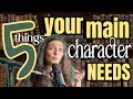 5 Things Your Main Character Needs: How to Create a Compelling Character for Your Novel