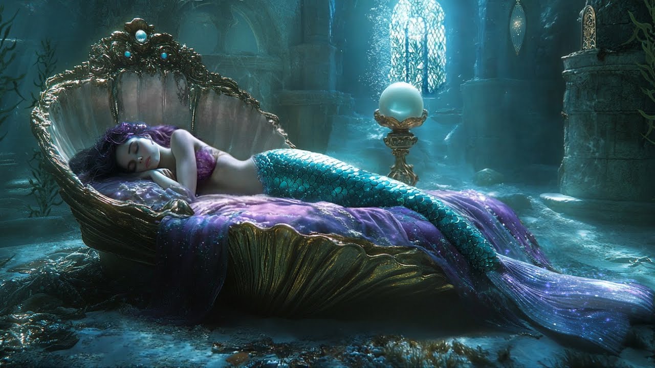 ✨🧜🏼‍♀️🔮 Mermaid’s Slumber | Fantasy Music & ASMR Water Ambiance | Relax, Meditate, Dream | 6 Hrs