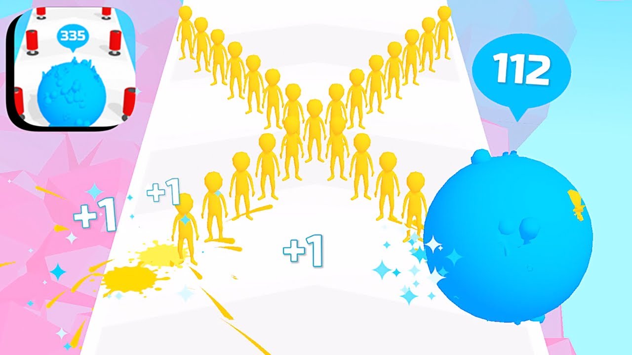 Roll Crowd ​- All Levels Gameplay Android,ios (Part 2)