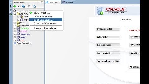 Import Export SQL Connectios