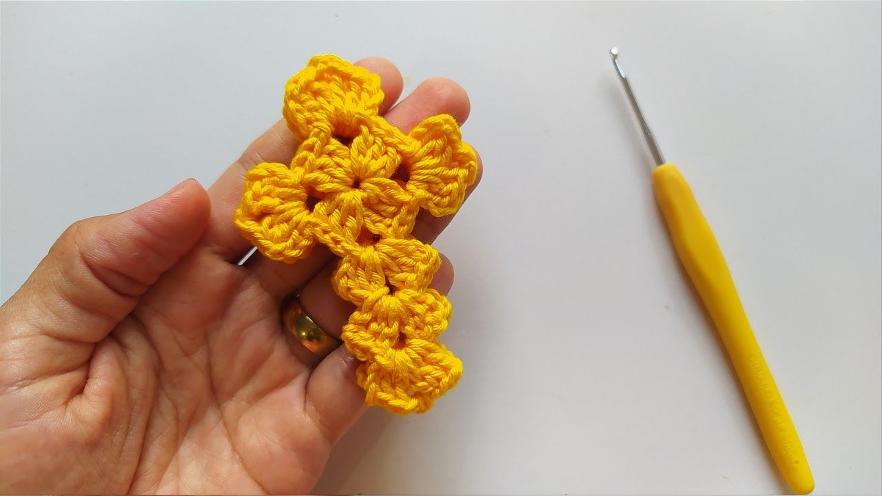 crucifixo de crochê para aplicação - você vai amar fazer