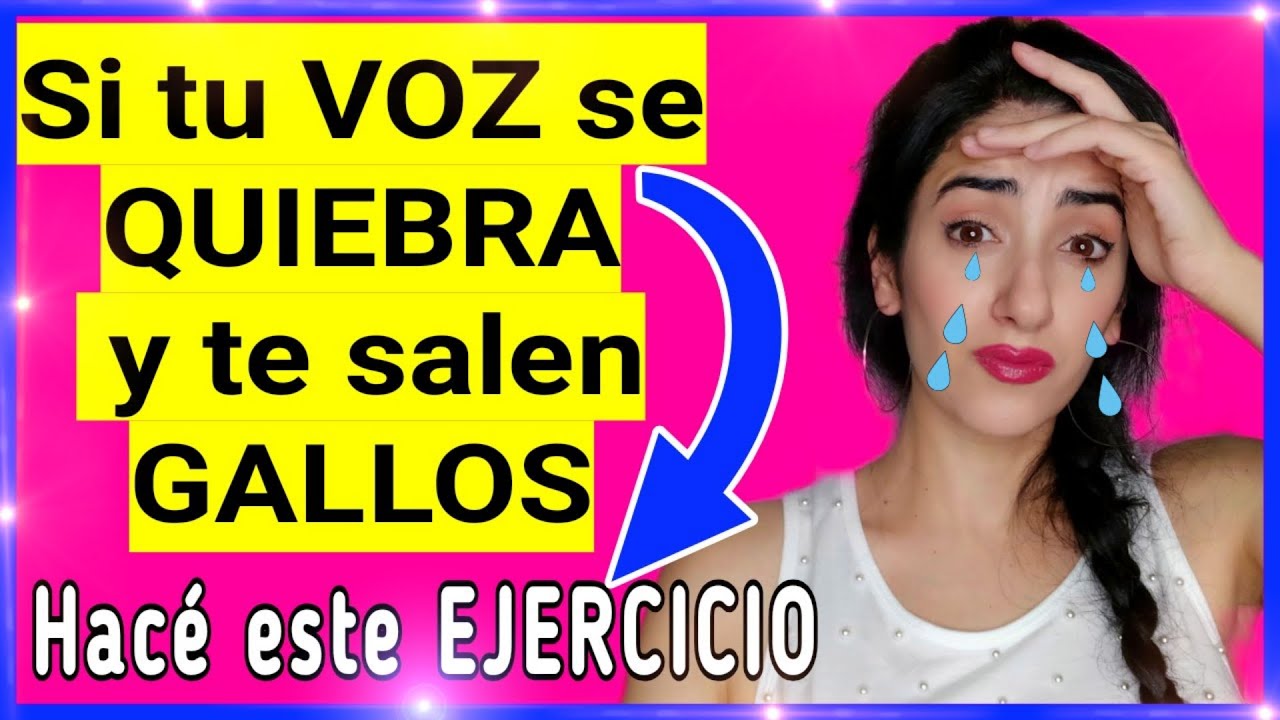 🔴EJERCICIOS para PASAR de VOZ de PECHO a VOZ de CABEZA 🤔Como CONECTAR ...