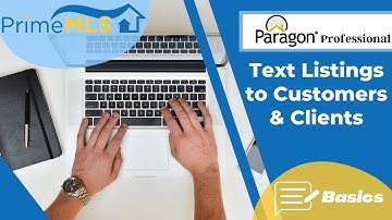 Texting Listings in Paragon Professional