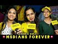 True MSDian's Forever" | CSK | Cutest Chennai Girls Lovely Reactions for Dhoni!