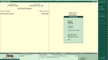 5.7 GST Reports GSTR 1, 2, 3B | Tally ERP 9 Full Tutorial in English | Tally Course