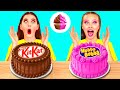 Bubble Gum vs Chocolate Food Challenge | Funny Situations by BaRaFun Challenge