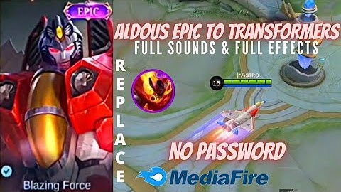 ALDOUS EPIC TO TRANSFORMERS SKIN SCRIPT NO PASSWORD|Full Sound & Full Effects Skin Script|ML