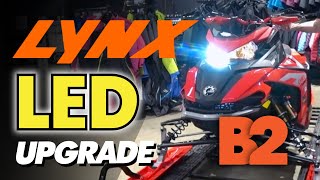 BRP Lynx 2022 Install Best Upgrade LED Headlights | 12000 Lumens Super Bright White