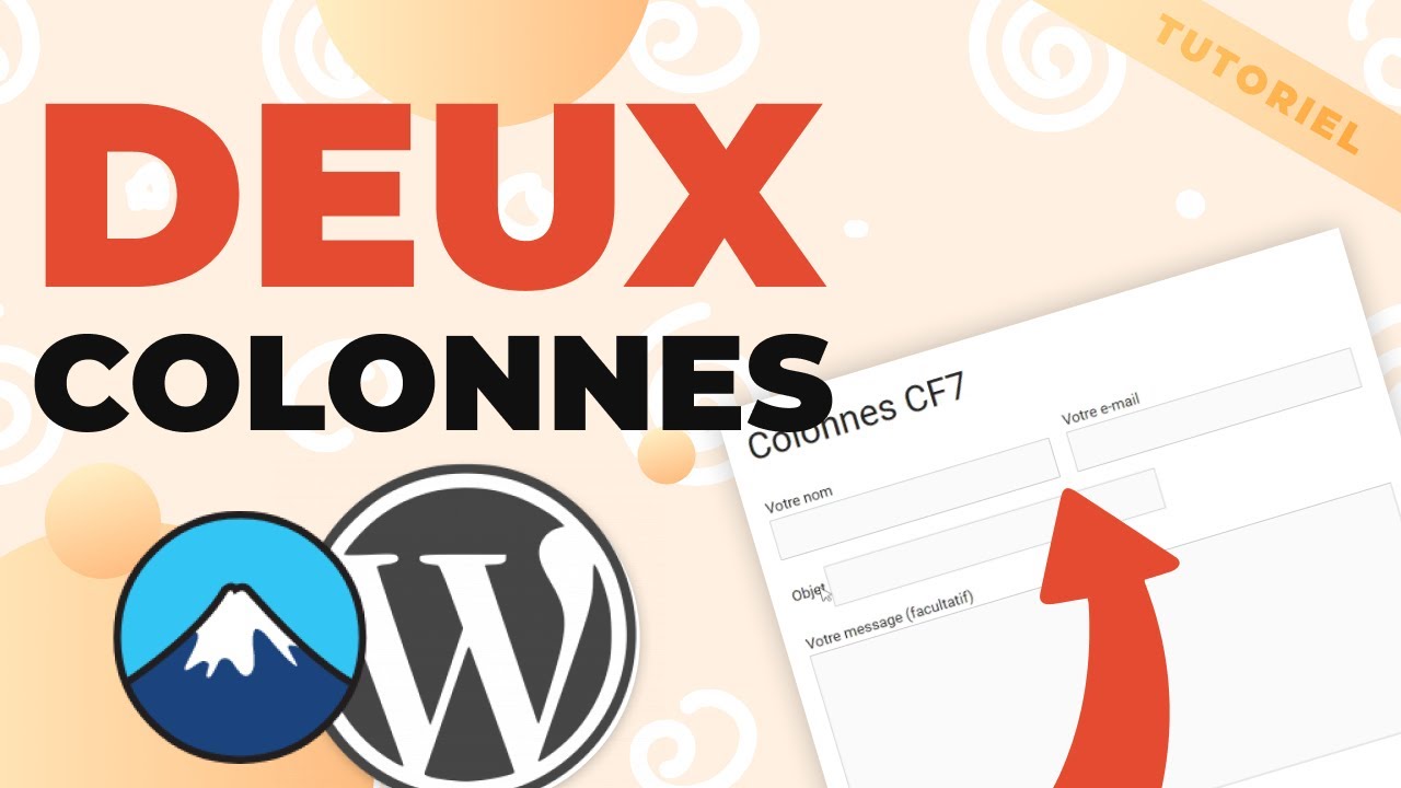 Utiliser deux colonnes dans Contact Form 7 (Sans plugin)