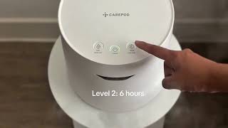 How to Use the Carepod One Plus Buttons