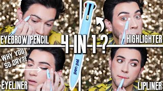 VIRAL 4-in-1 MAKEUP PEN TESTED! Gimmick or Gorga?!