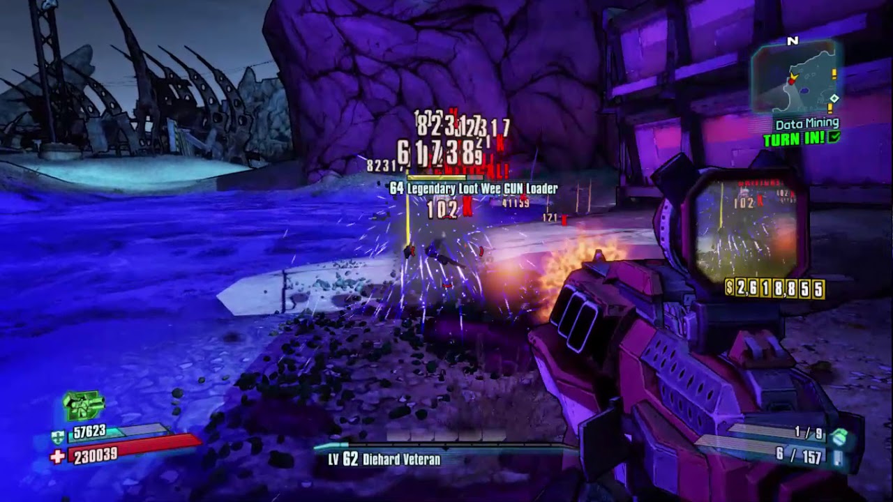Borderlands 2 Tubby Skag VS Legendary Loot Midget GUN Loader YouTube