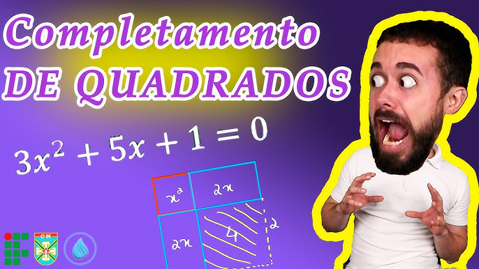 Material Resolução 2ºgrau Método Completar Quadrados PDF, PDF, Equação  quadrática