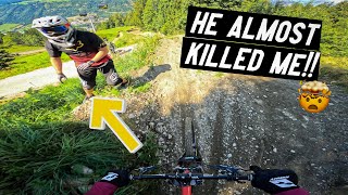 THIS IS WHY YOU SHOULD NEVER!! STAND IN THE MIDDLE OF THE TRAIL!!