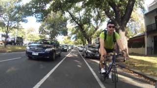 20160317 - No helmet in Melbourne, booked by the police