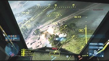 BF3- Stealing the enemy helicopter like a boss