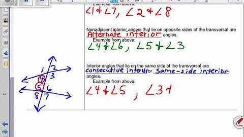 Unit 3 Lesson 1 Lines and Angles 2017