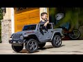 Hyper toys 12 volt jeep gladiator battery powered ride on vehicle