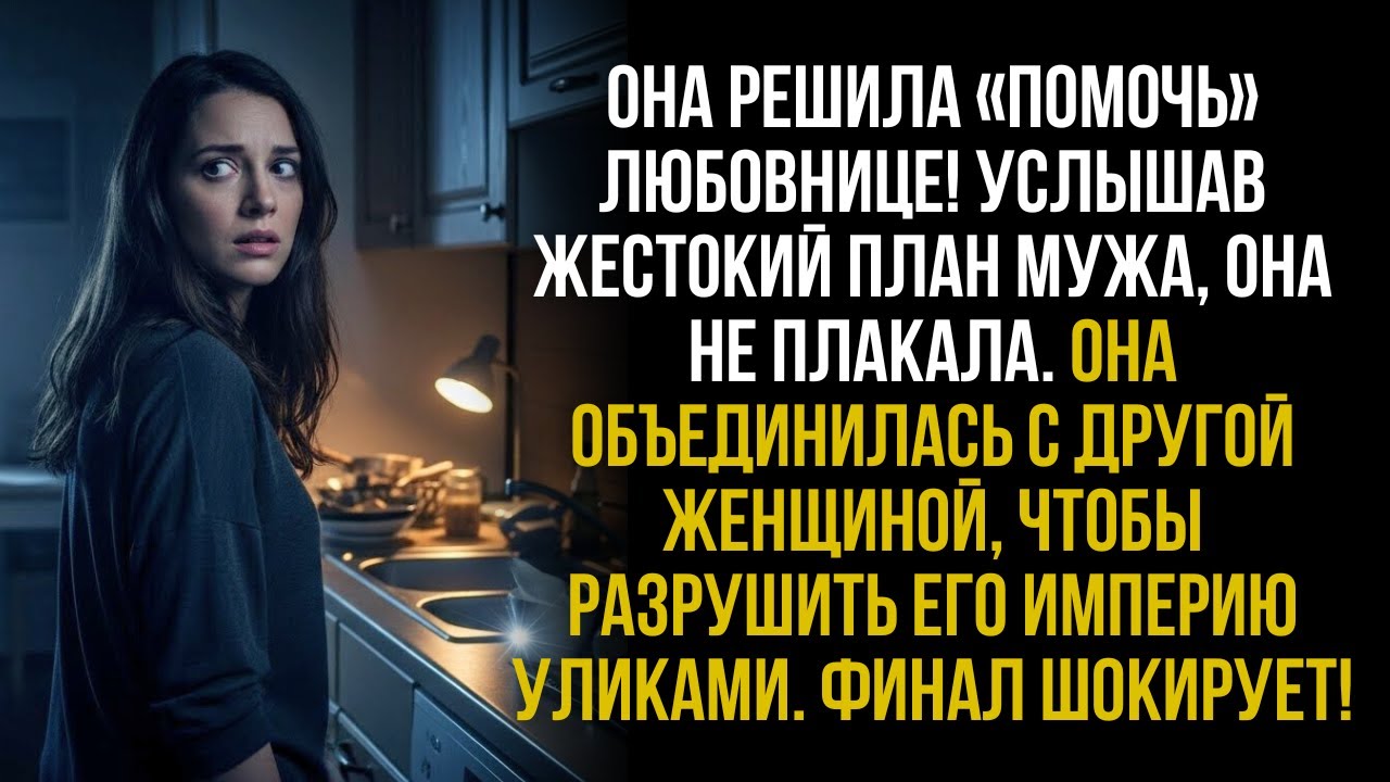 Мой муж шептал на кухне «Скоро заберем её деньги и уедем»  Решив помочь им, я...