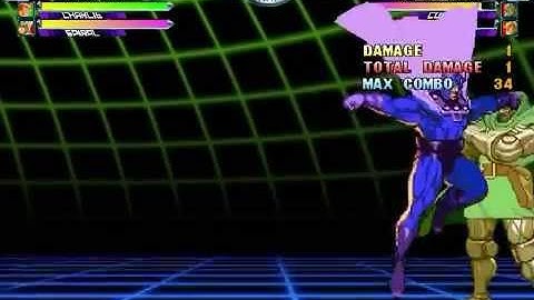 MvC2 : Magneto 3x Magnetic Shockwave Asist spiral