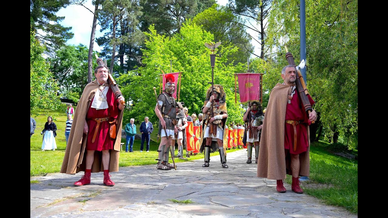 Cohors III Lucensium en la fiesta de recreación histórica "FRIULIO" en el concello de Friol