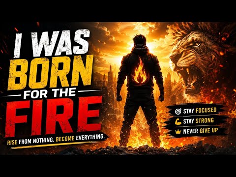 I Was Born for the Fire 🔥 | Motivational Rap Anthem (Cinematic Hip Hop) | Rise From Nothing
