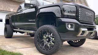 LML DURAMAX DENALI COLD START!  Tuned, full exhaust, deleted!
