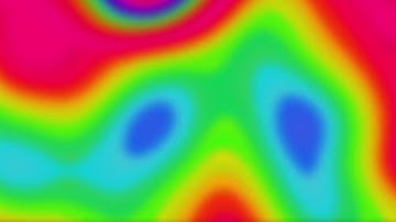 Psychedelic Colorful tv Ambient Waves - Trippy Blurred Video Background Animation (2 Hours/No Sound)