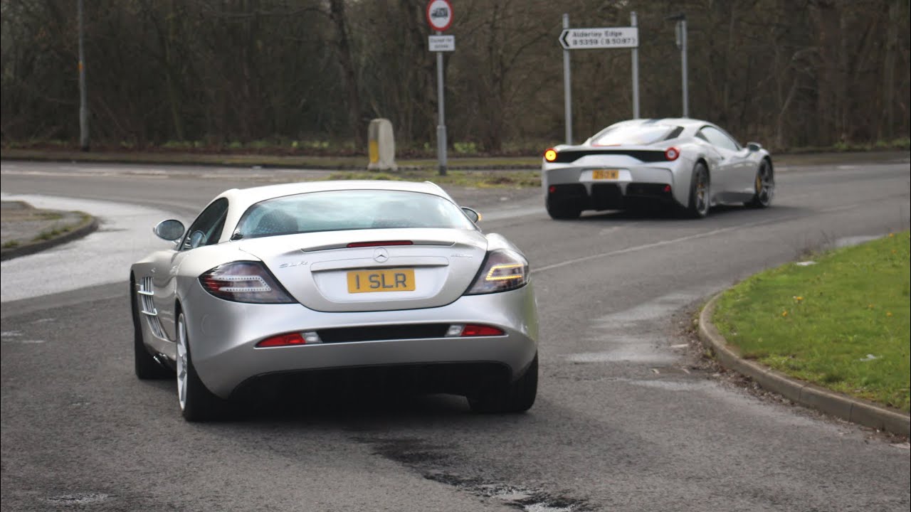 Суперкары в Олдерли-Эдж в 2026 году (SLR, Aventador Ultimae (2 шт.), 458 Speciale, Huracan STO, 8...