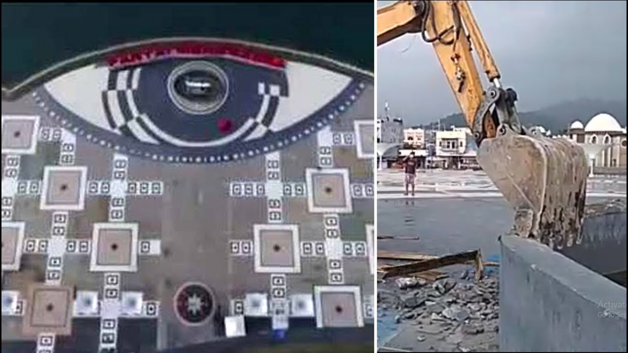 Detik Detik Simbol Mata Satu Dajjal Di Pantai Manakarra Mamuju Sulbar Dirobohkan Youtube